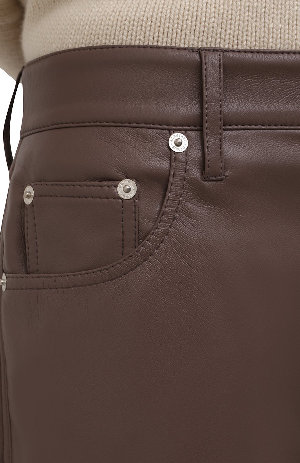 Брюки из экокожи NANUSHKA, арт. NW21PFPA01295, фото 5