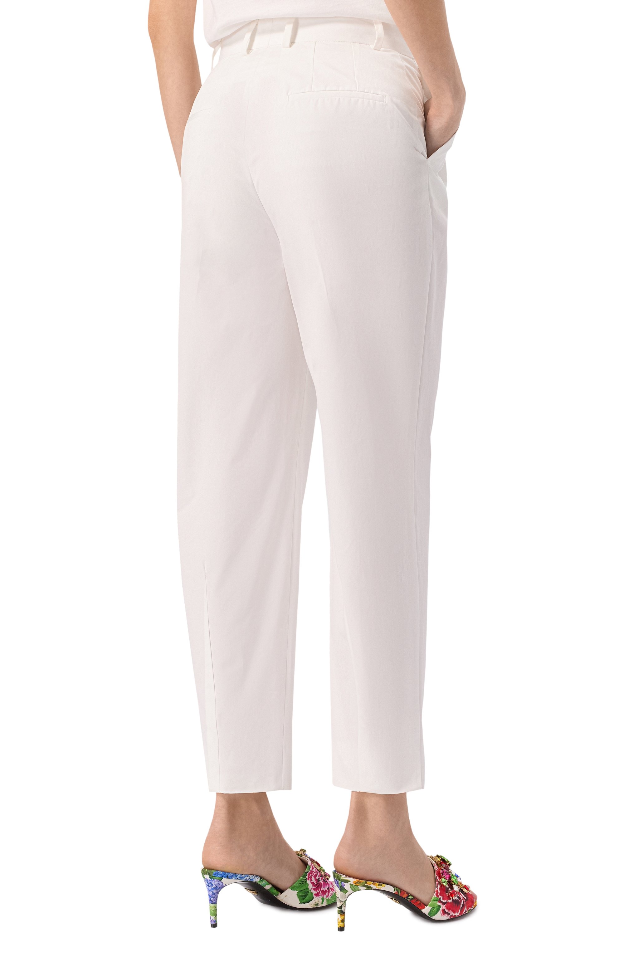 Хлопковые брюки DOLCE & GABBANA, арт. FTC5ZT/FU61D, фото 4