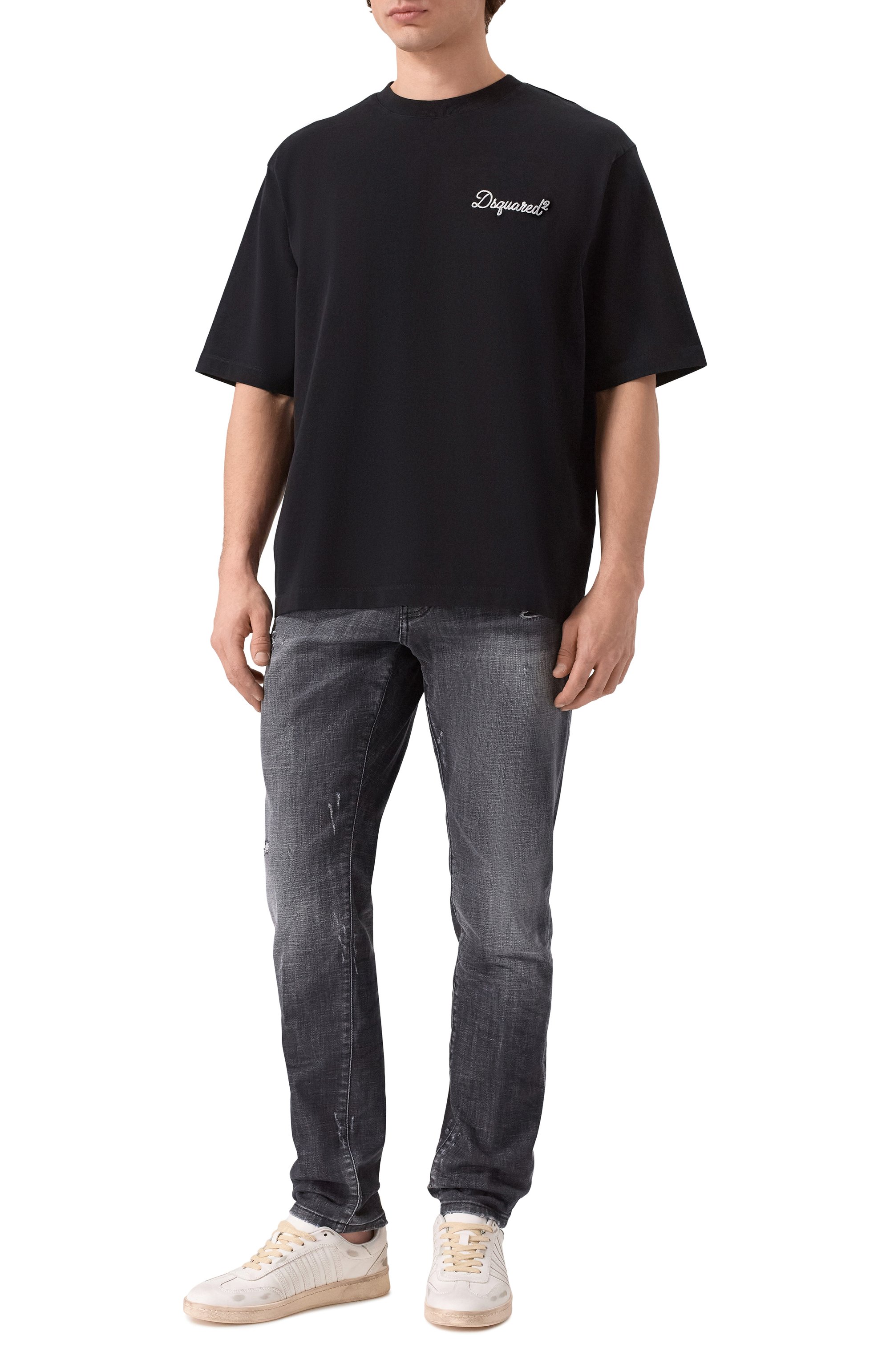 Хлопковая футболка DSQUARED2, арт. S74GD1525/D20106, фото 2