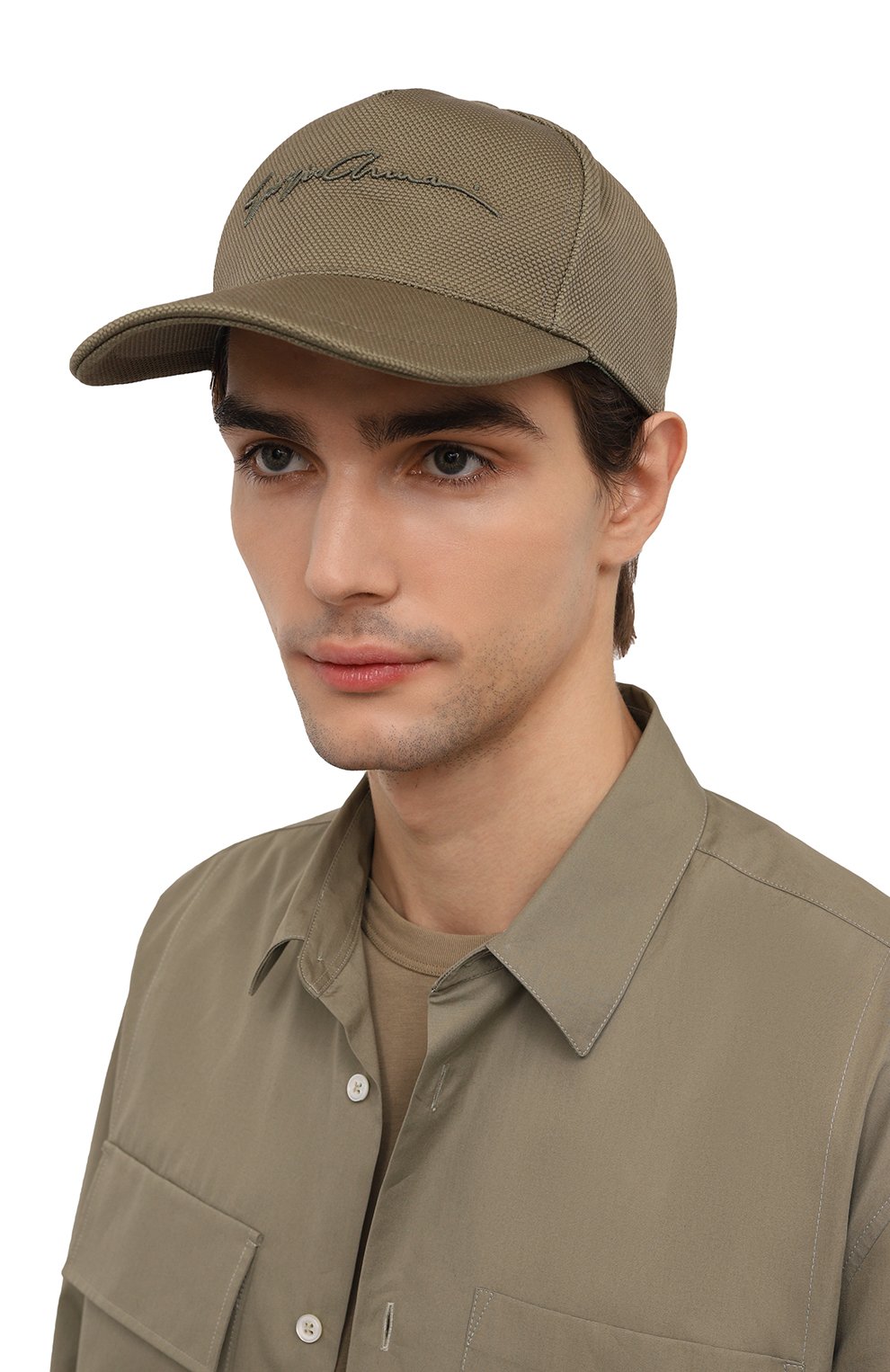 Хлопковая бейсболка GIORGIO ARMANI, арт. 747430/4F500, фото 2