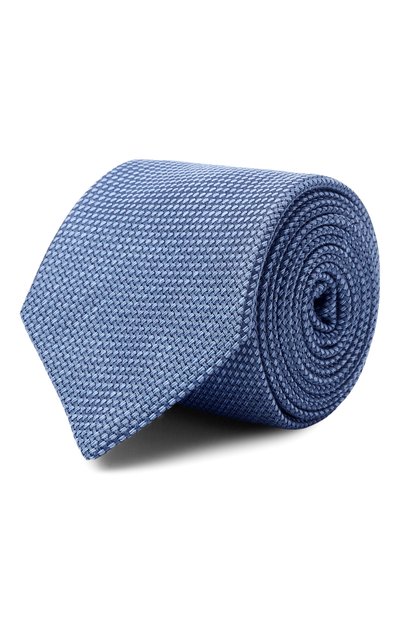 Мужской галстук из шелка и льна CANALI, арт. 18/HJ04592