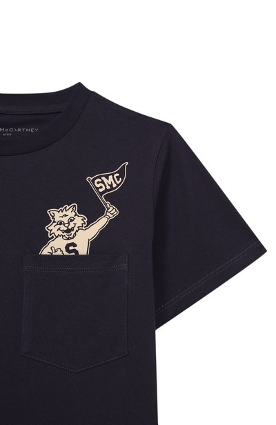 Хлопковая футболка STELLA MCCARTNEY, арт. TZ8Q01, фото 3