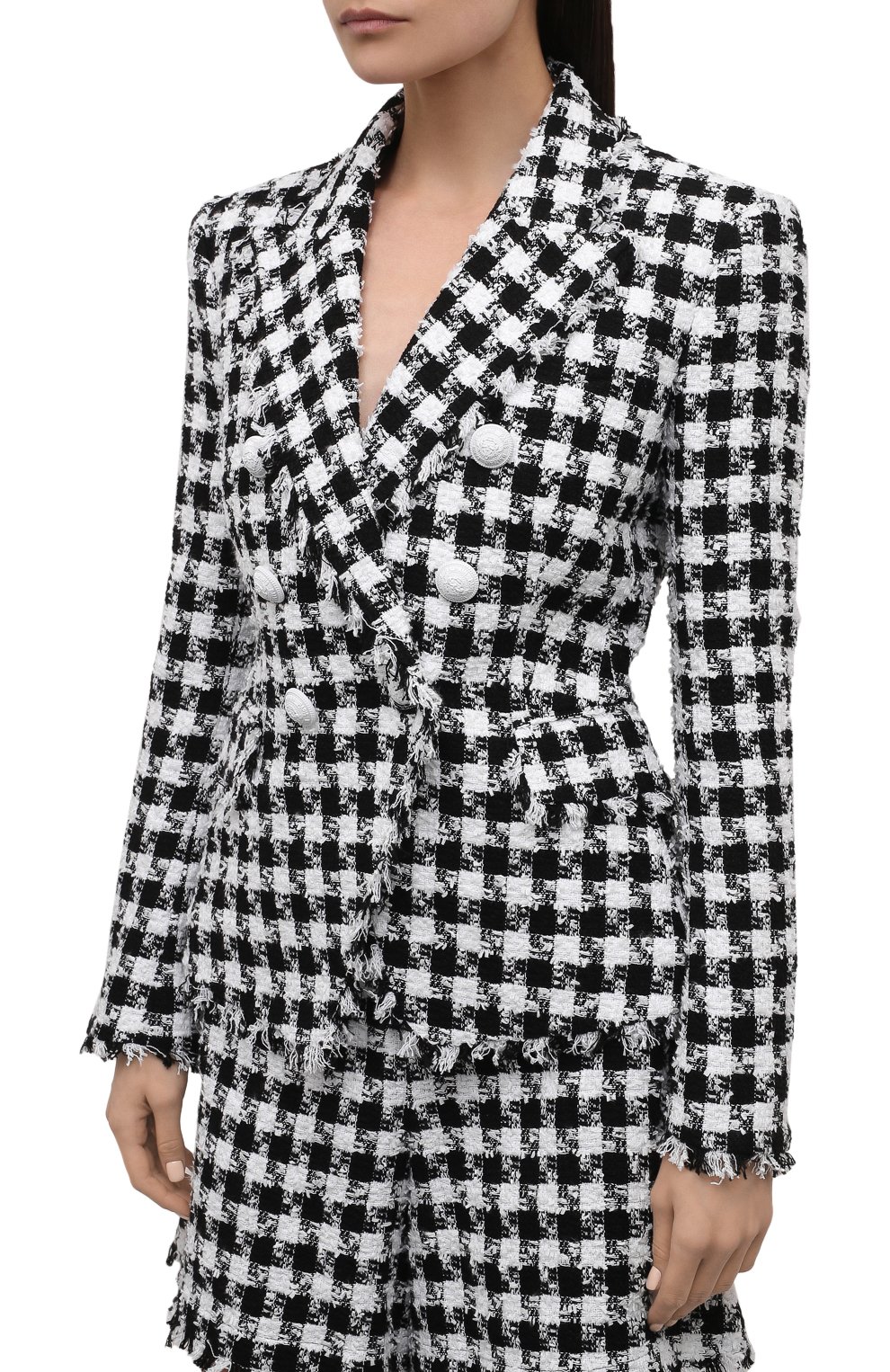 Хлопковый жакет BALMAIN, арт. WF1SG000/C307, фото 3