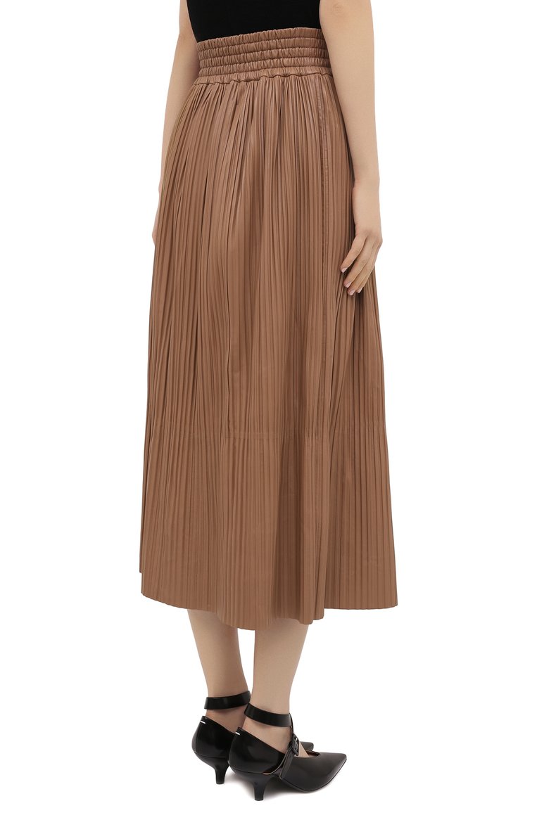 Кожаная юбка GABRIELA HEARST, арт. 221309 L018, фото 4