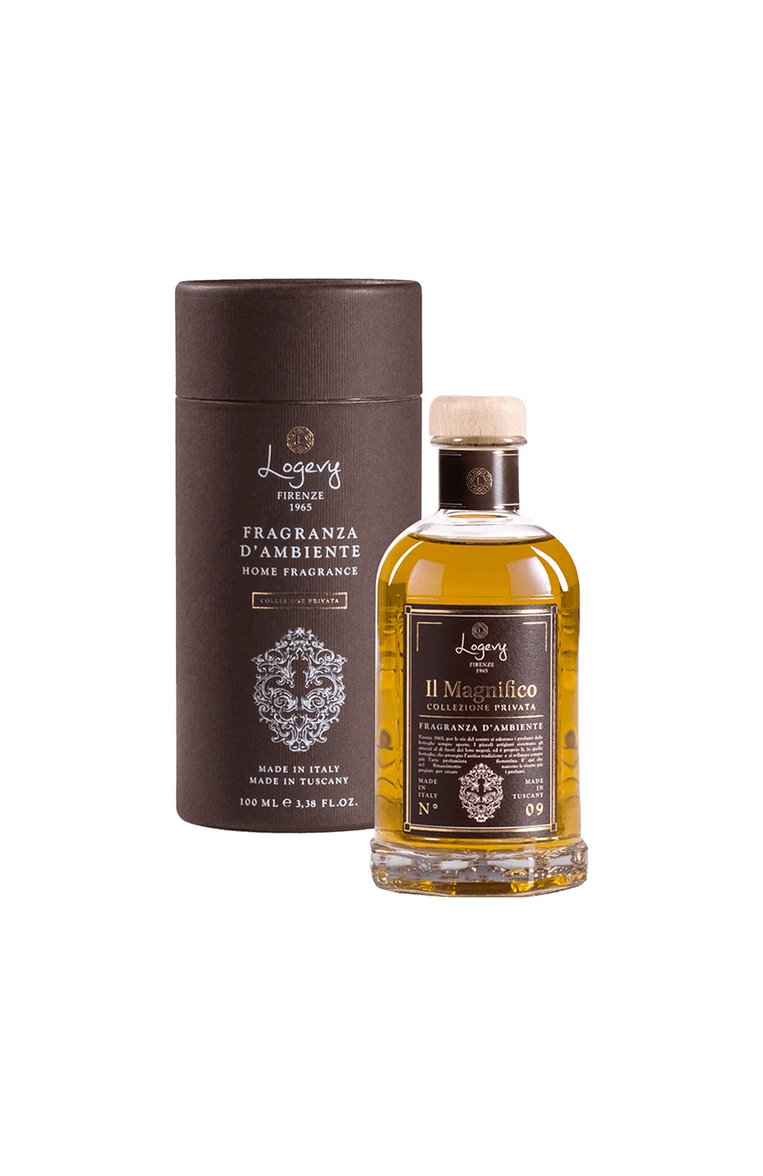Диффузор с палочками collezione privata il magnifico / "великолепный" (100ml) LOGEVY FIRENZE 1965, арт. 8050519373623, фото 1