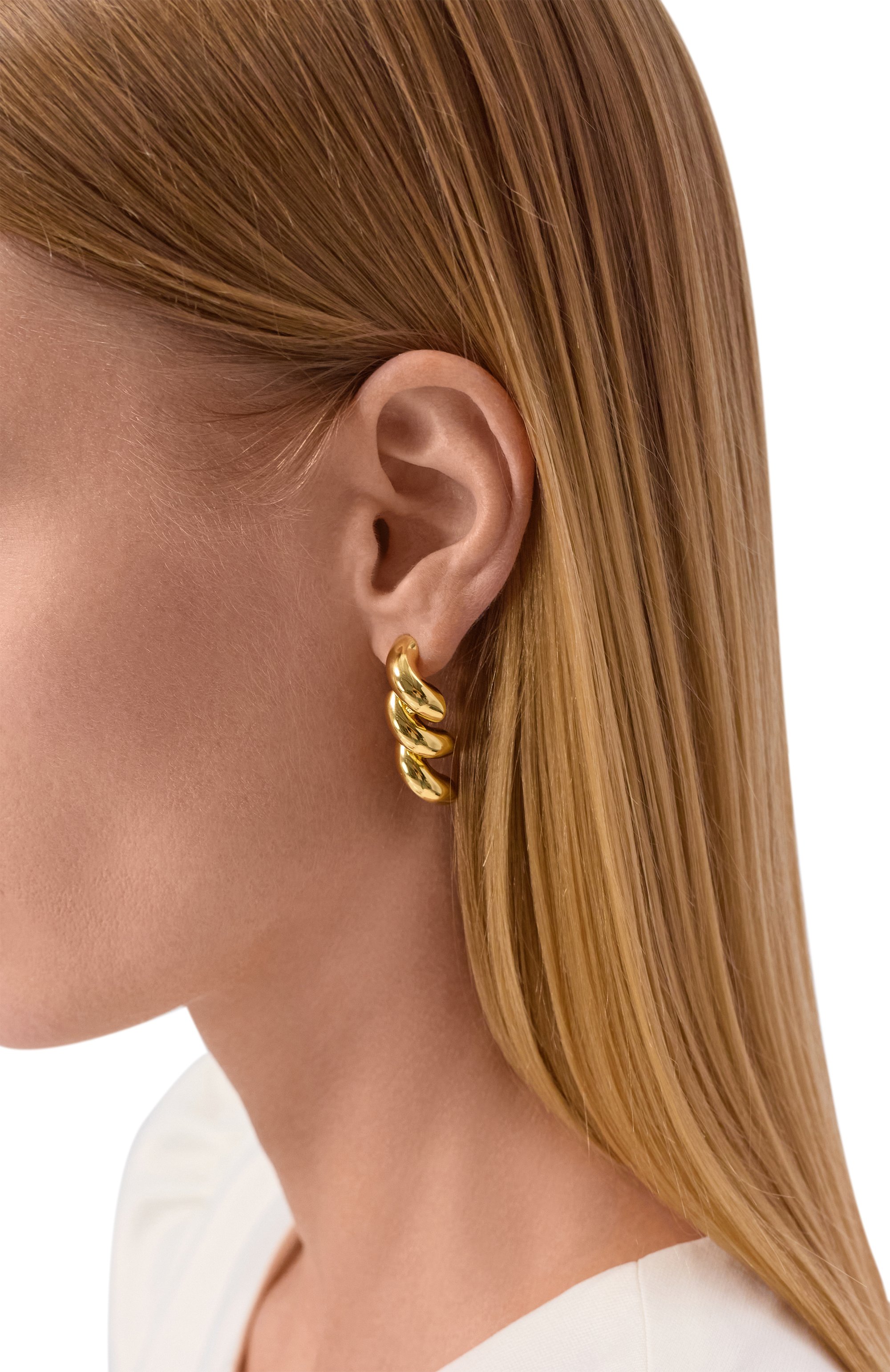 Серьги EDDIE BORGO золотого цвета по цене 34450 руб., арт. ER8999, фото 2 Серьги EDDIE BORGO, арт. ER8999, фото 2