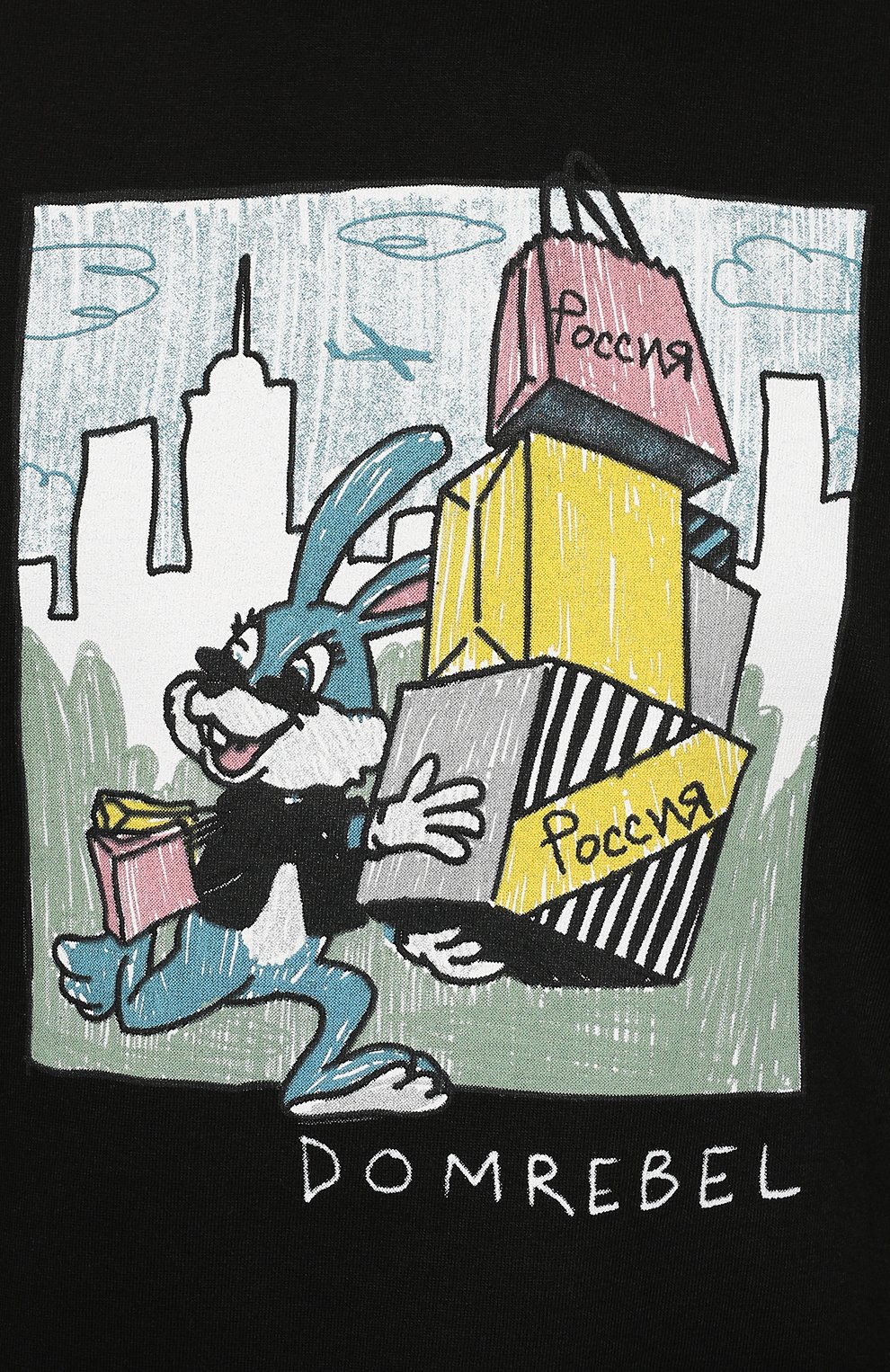 Хлопковая футболка DOMREBEL, арт. BIG SPENDER C0MIC/T-SHIRT/W, фото 5
