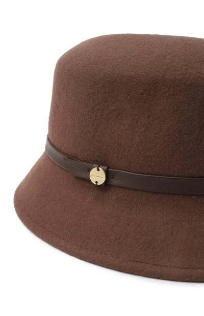 Шерстяная шляпа meghan COCCINELLE коричневого цвета по цене 7875 руб., арт. E7 TTV 21 01 01, фото 3 Шерстяная шляпа meghan COCCINELLE, арт. E7 TTV 21 01 01, фото 3