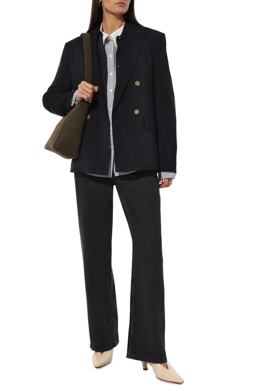 Хлопковая рубашка ACNE STUDIOS, арт. FN-WN-BL0U001031, фото 2