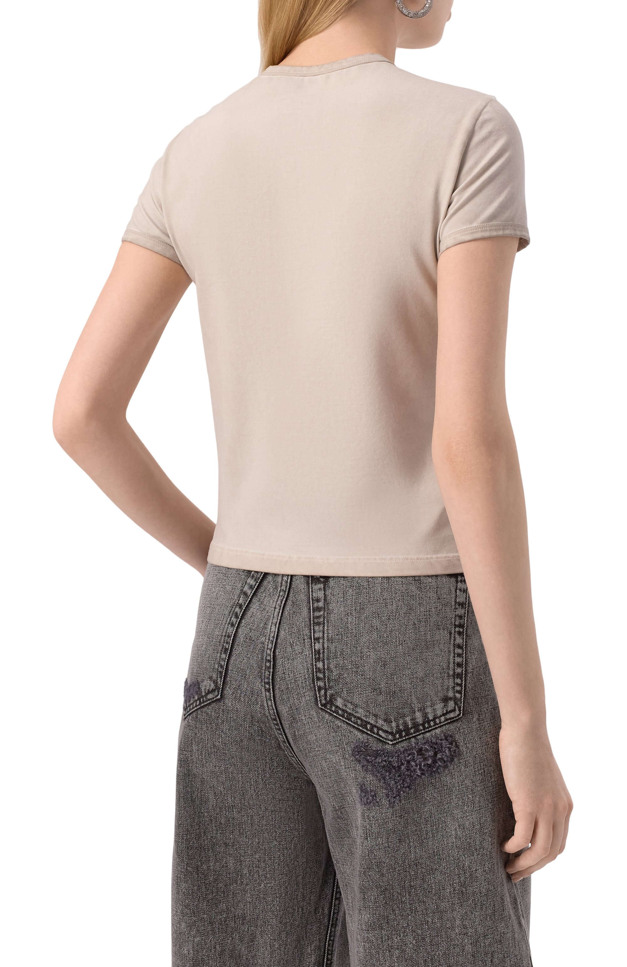 Хлопковая футболка DIESEL, арт. A18231/0BLBB, фото 4