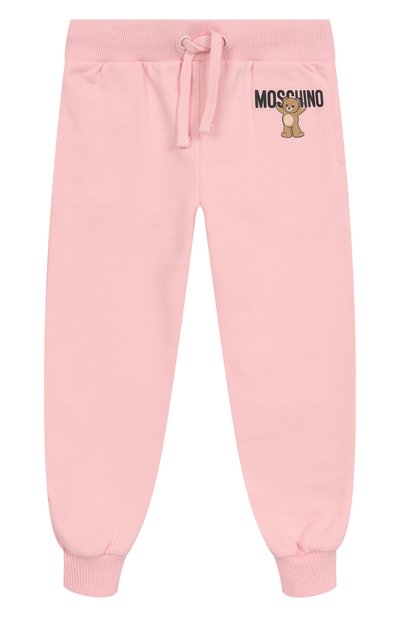 Комплект из худи и брюк MOSCHINO светло-розового цвета по цене 24900 руб., арт. HUK04A/LCA40/4-8, фото 4 Комплект из худи и брюк MOSCHINO, арт. HUK04A/LCA40/4-8, фото 4