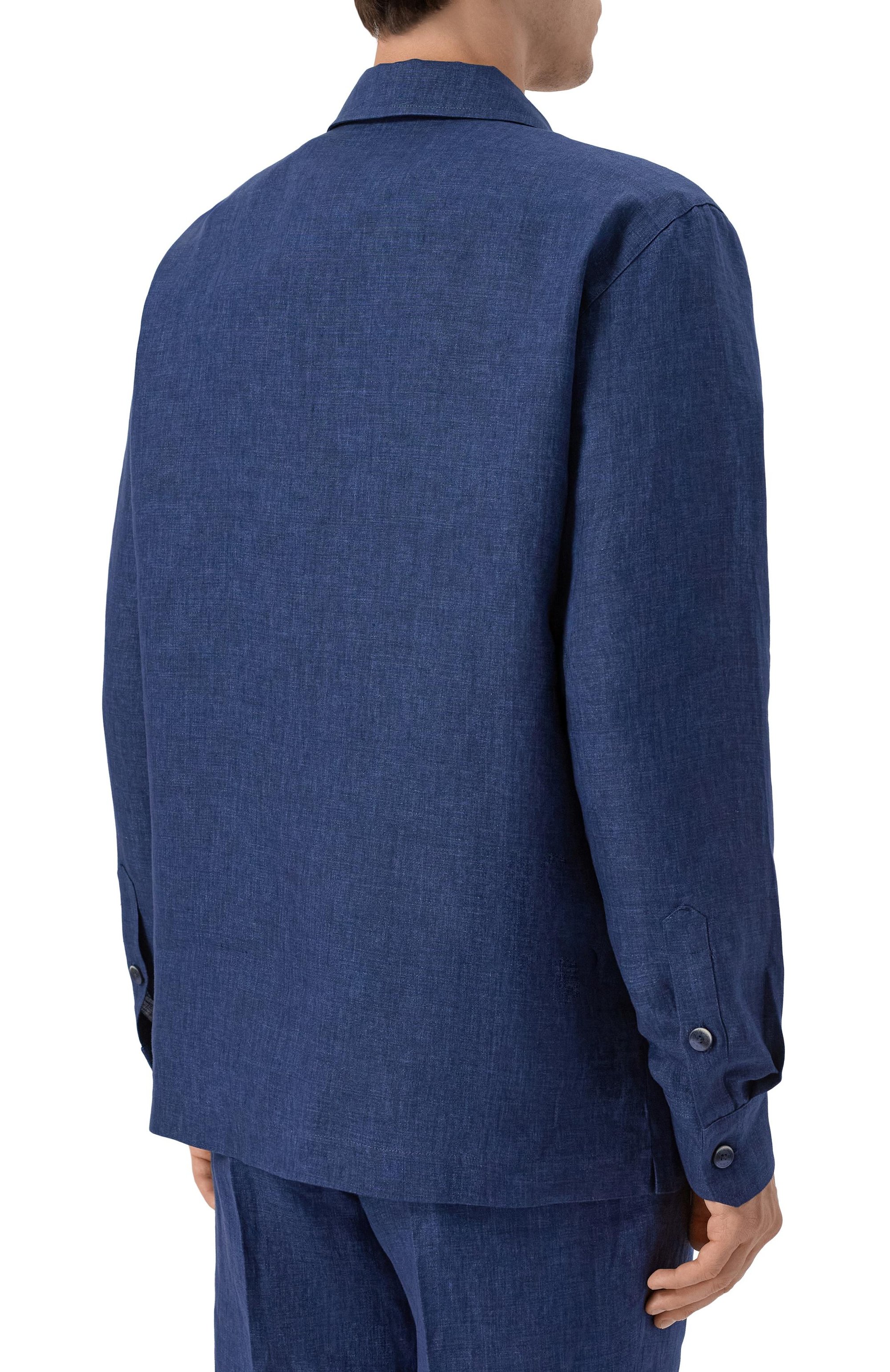 Льняная рубашка CAPOBIANCO, арт. 20M515.LL00._001, фото 4