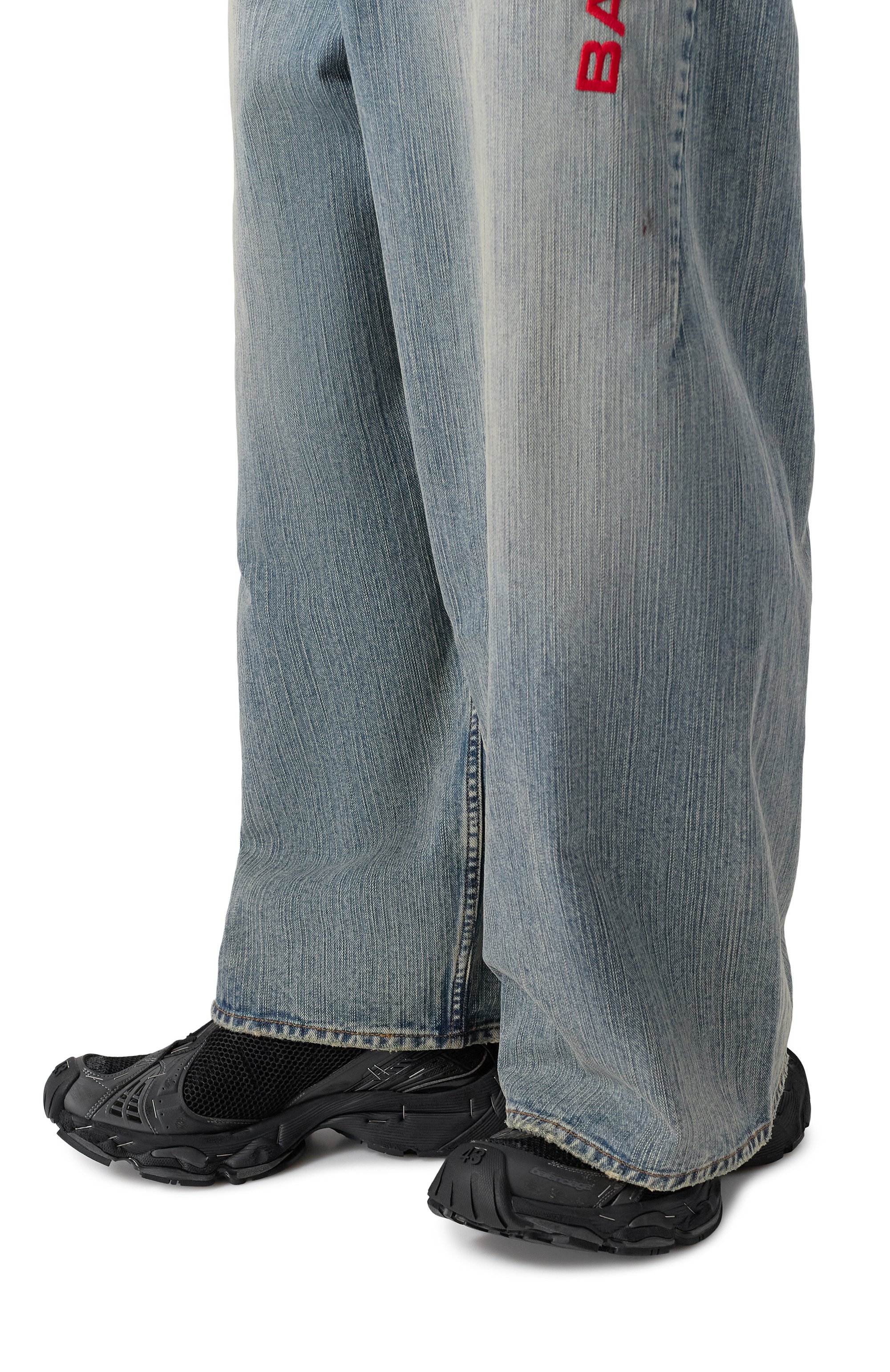 Комбинированные кро ссовки stapler BALENCIAGA, арт. 803681/W3ST4, фото 3