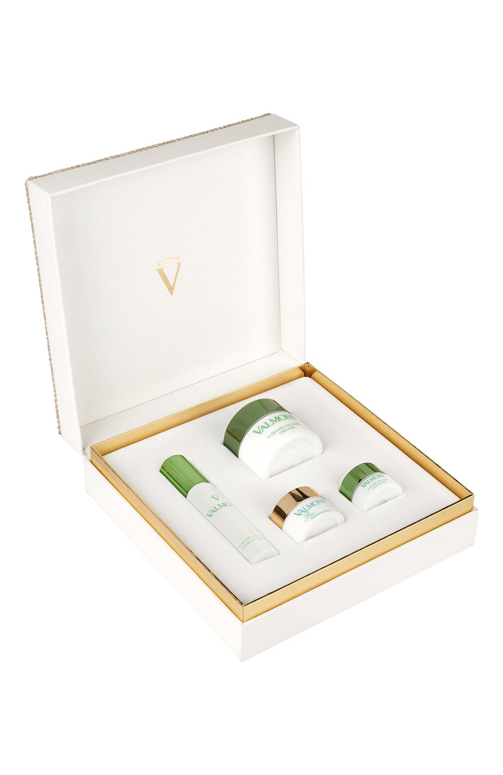 Набор v-shape "упругость и сияние" VALMONT бесцветного цвета по цене 40100 руб., арт. 706071, фото 1 Набор v-shape "упругость и сияние" VALMONT, арт. 706071, фото 1