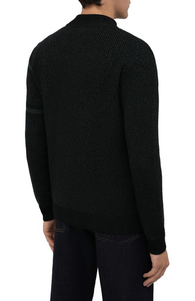 Свитер из шерсти и шелка ZILLI SPORT, арт. MBW-CZ506-PIZS1/ML01, фото 4