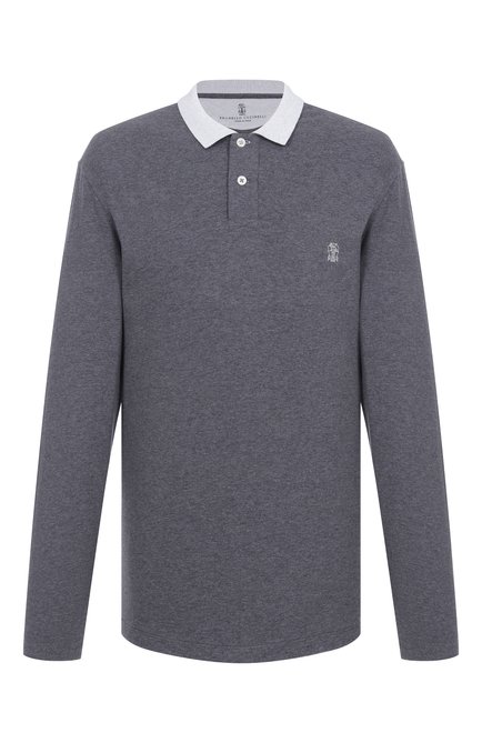 Мужское хлопковое поло BRUNELLO CUCINELLI, арт. M0B138791W