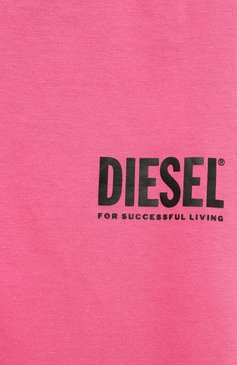 Детские хлопковые легинсы DIESEL розового цвета, арт. K00457/00YI9 | Фото 3 (Материал сплава: Проставлено; Нос: Не проставлено; Материал внешний: Хлопок)