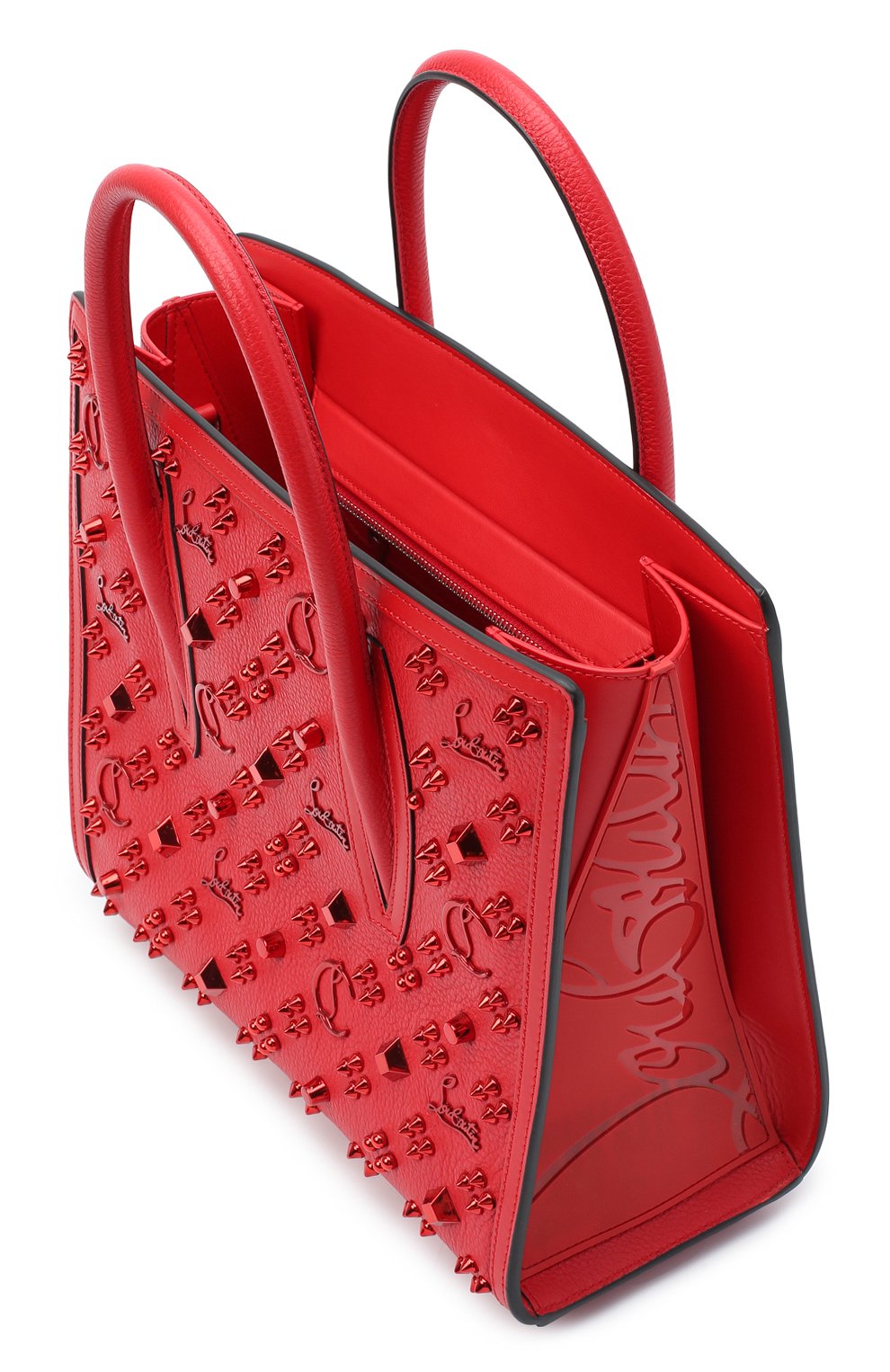 Сумка-тоут paloma medium CHRISTIAN LOUBOUTIN, арт. paloma s medium calf emp/sp loubinthesky ss20, фото 4