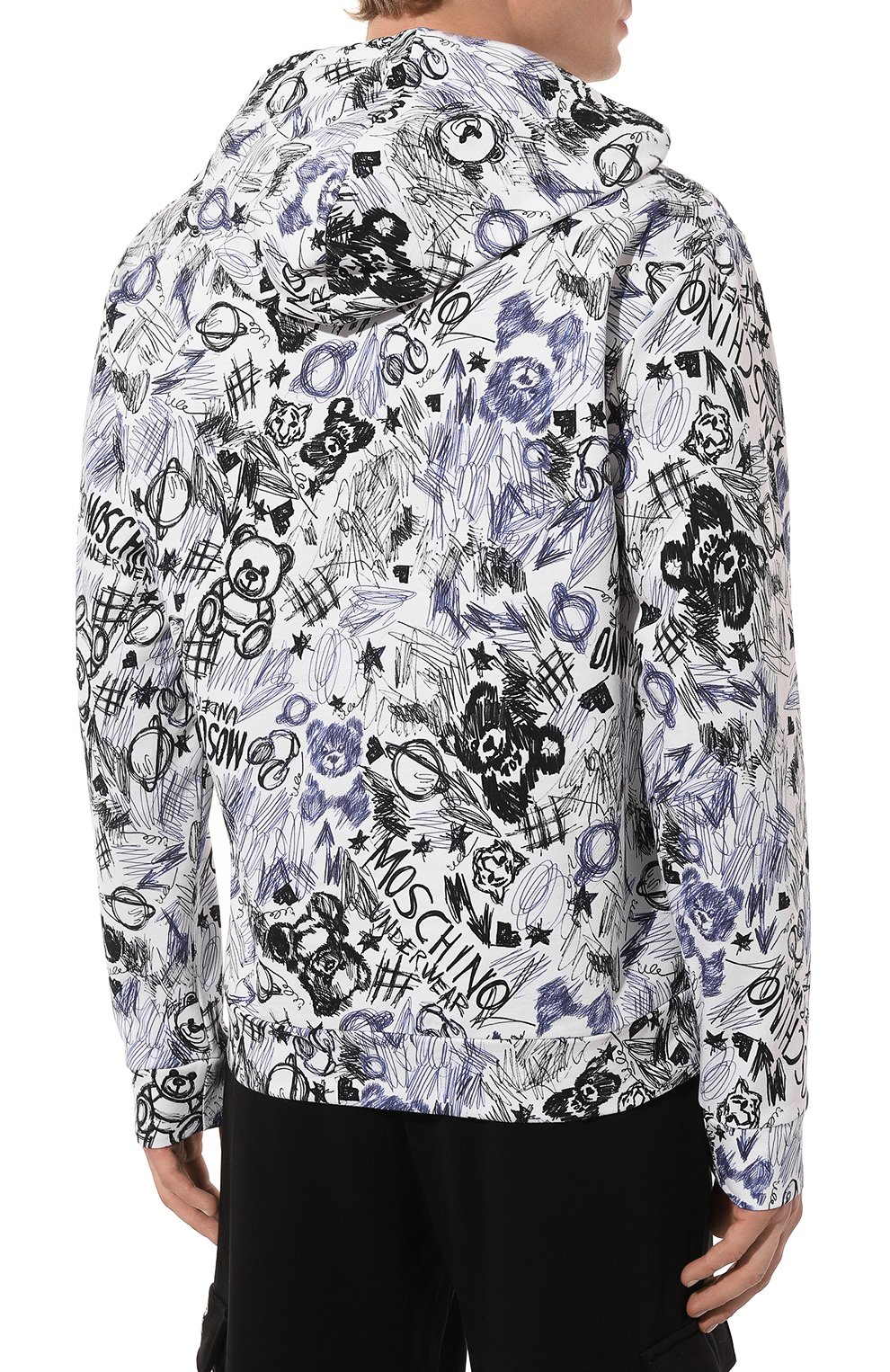 Хлопковое худи MOSCHINO, арт. A1711/4413, фото 4