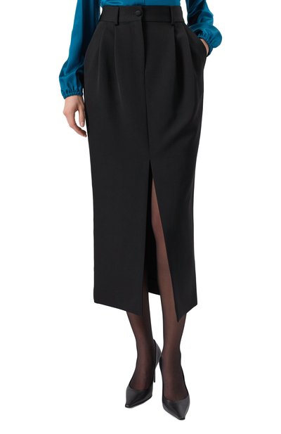 Юбка из шерсти и шелка DOLCE & GABBANA, арт. F4CZ8T/FU21E, фото 3