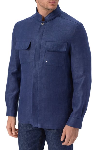 Куртка-рубашка изо льна и кашемира STEFANO RICCI, арт. MDJ6100050/C167HA, фото 3