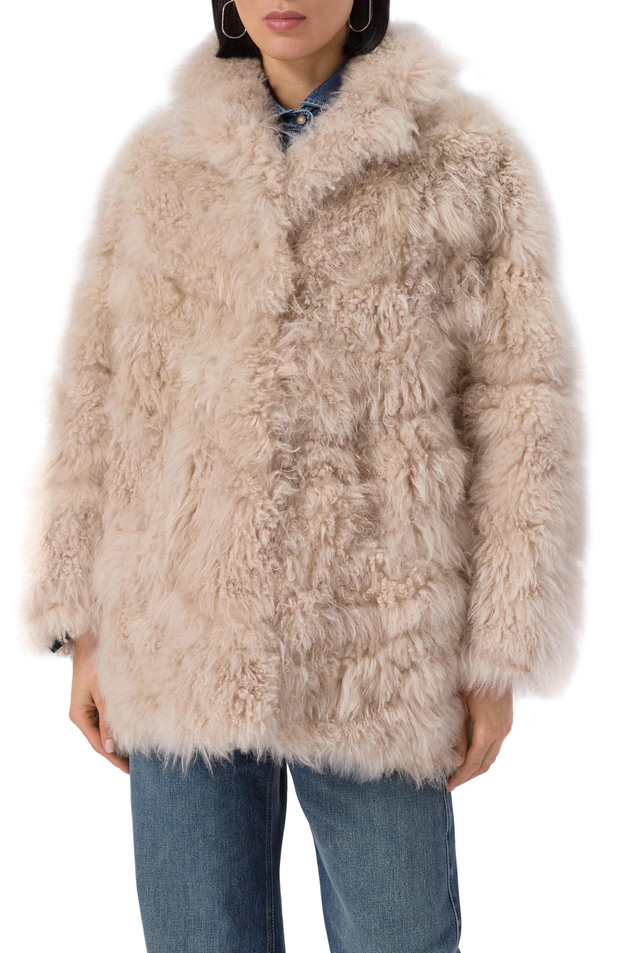 Шуба из козы SIMONETTA RAVIZZA, арт. F05C0136H13SP, фото 3