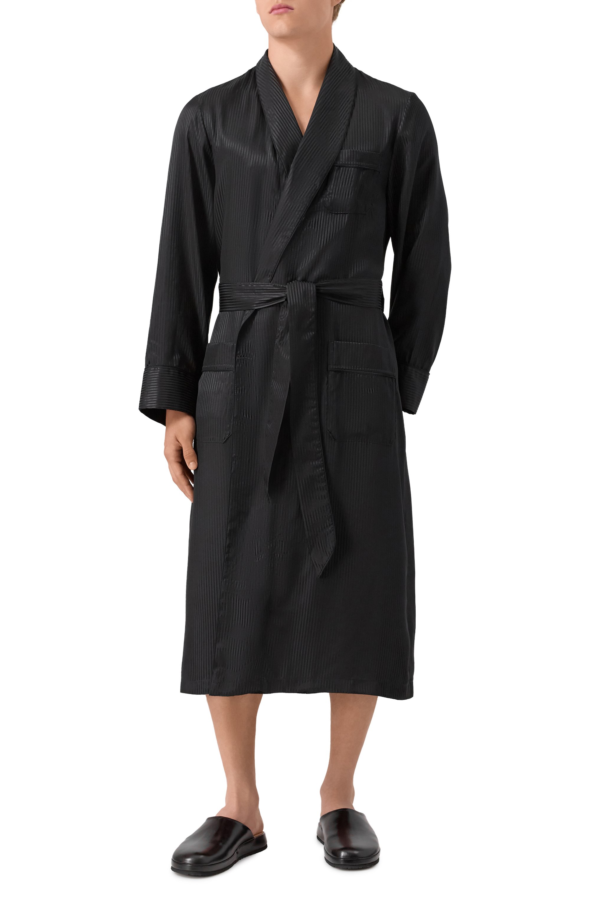 Шелковый халат DEREK ROSE, арт. 5505/W0BU008, фото 2