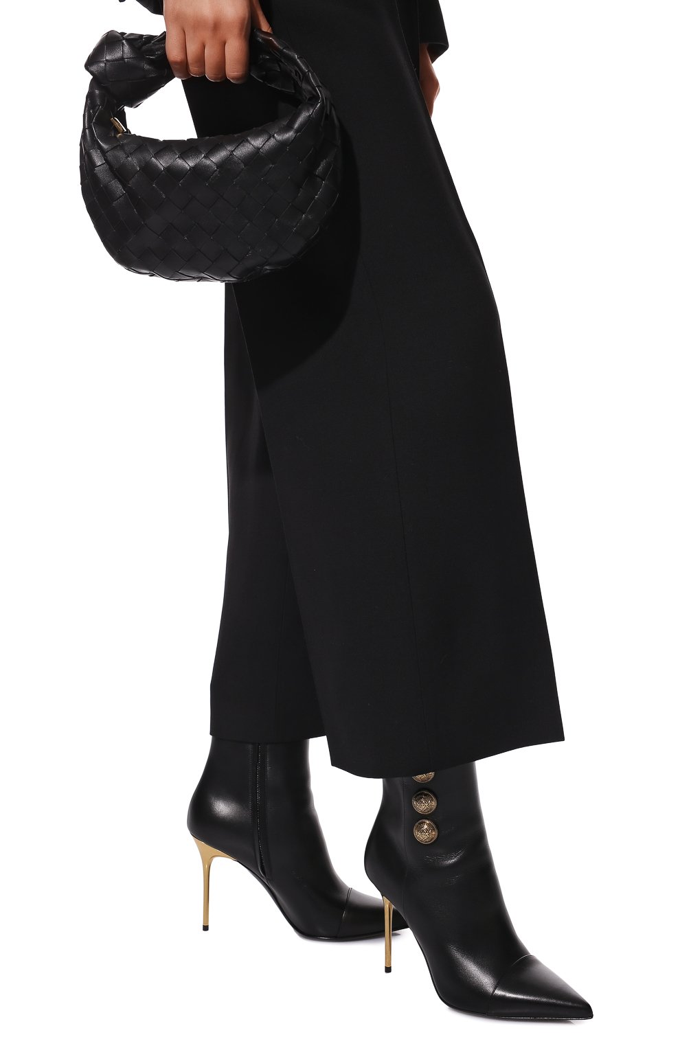 Кожаные ботильоны BALMAIN, арт. XN1TA522/LVIT, фото 3