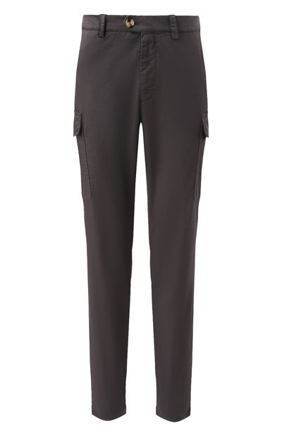 Мужские хлопковые брюки-карго BRUNELLO CUCINELLI, арт. M289LE1890