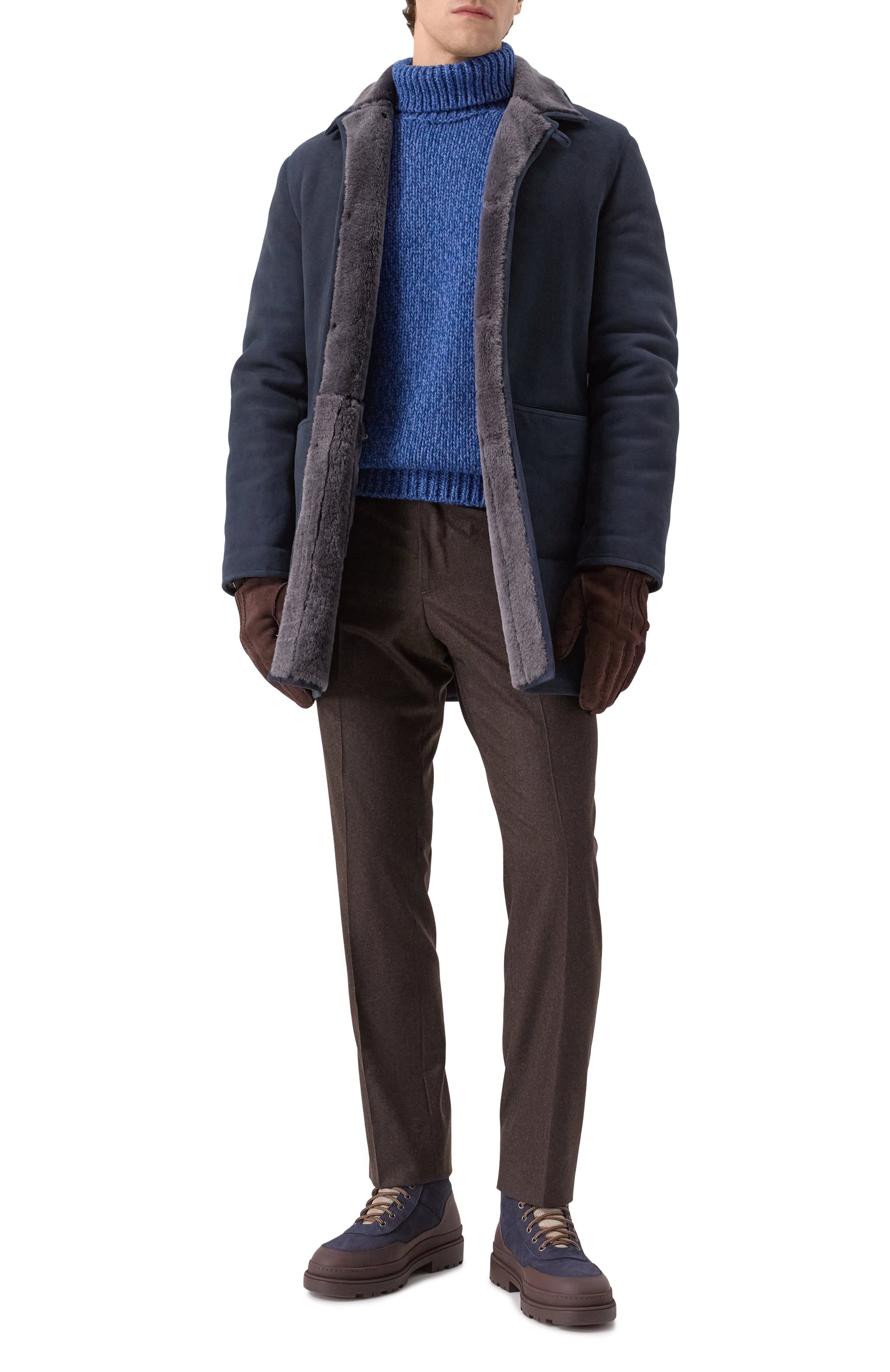 Кожаные ботинки BRUNELLO CUCINELLI, арт. MZUUHB2218, фото 2