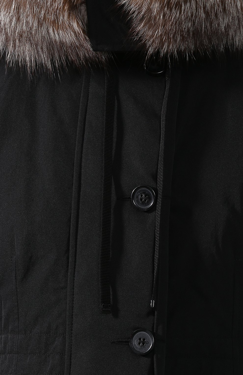 Парка с меховой отделкой капюшона MONCLER черного цвета по цене 221000 руб., арт. D2-093-49934-25-57136, фото 5 Парка с меховой отделкой капюшона MONCLER, арт. D2-093-49934-25-57136, фото 5