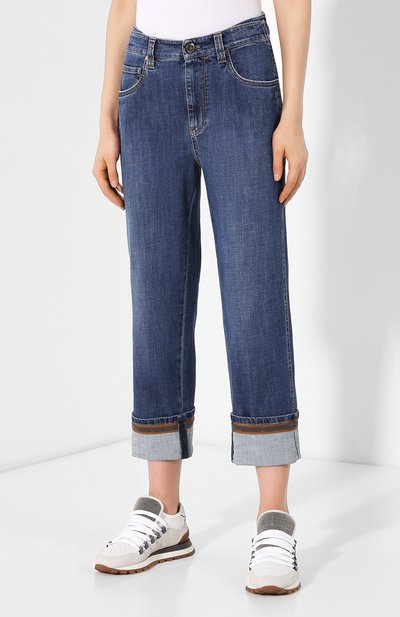 Джинсы с отворотами BRUNELLO CUCINELLI, арт. MP107P5466, фото 3