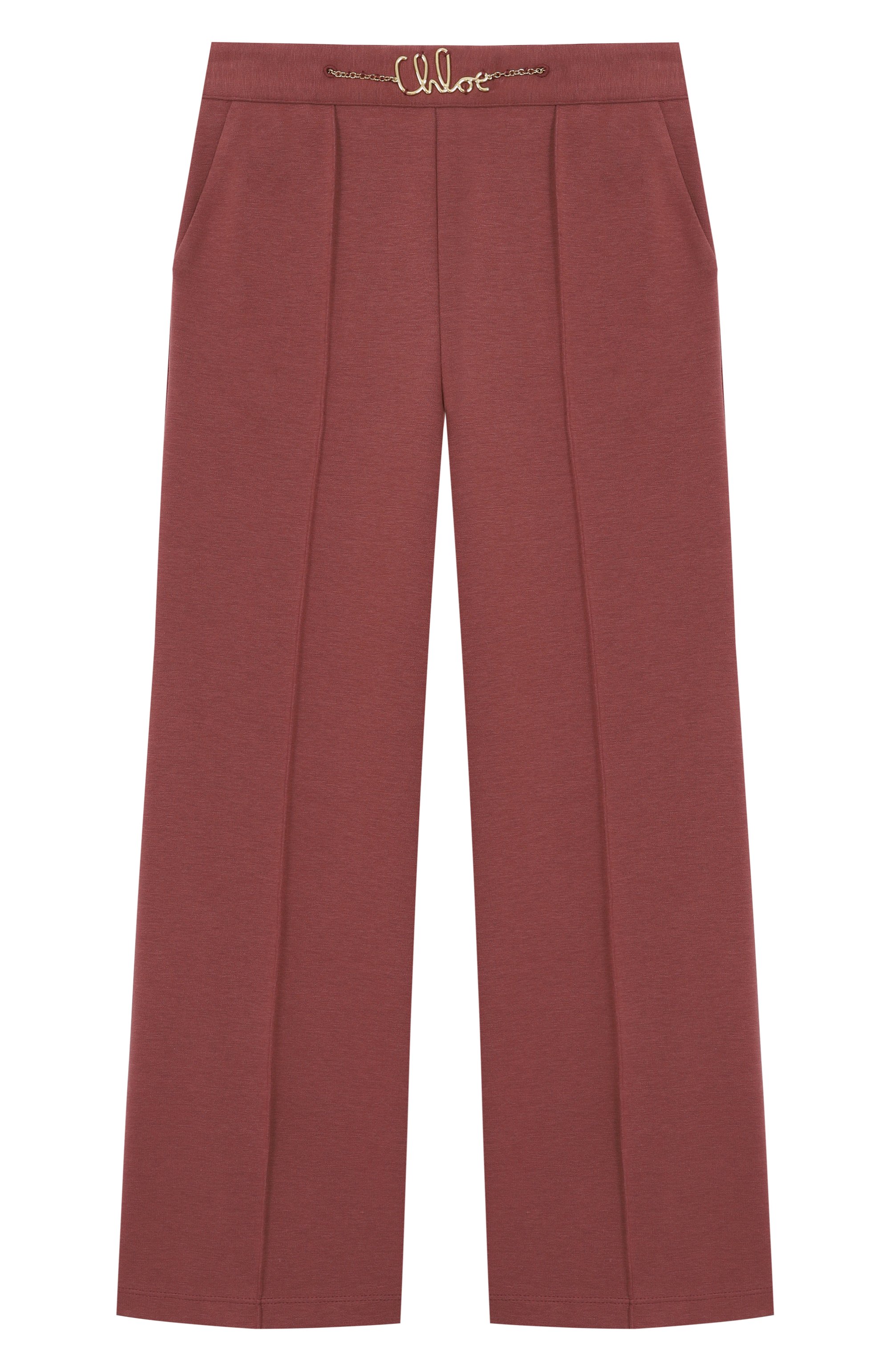 Брюки CHLOÉ темно-розового цвета по цене 33450 руб., арт. C20630, фото 1 Брюки CHLOÉ, арт. C20630, фото 1