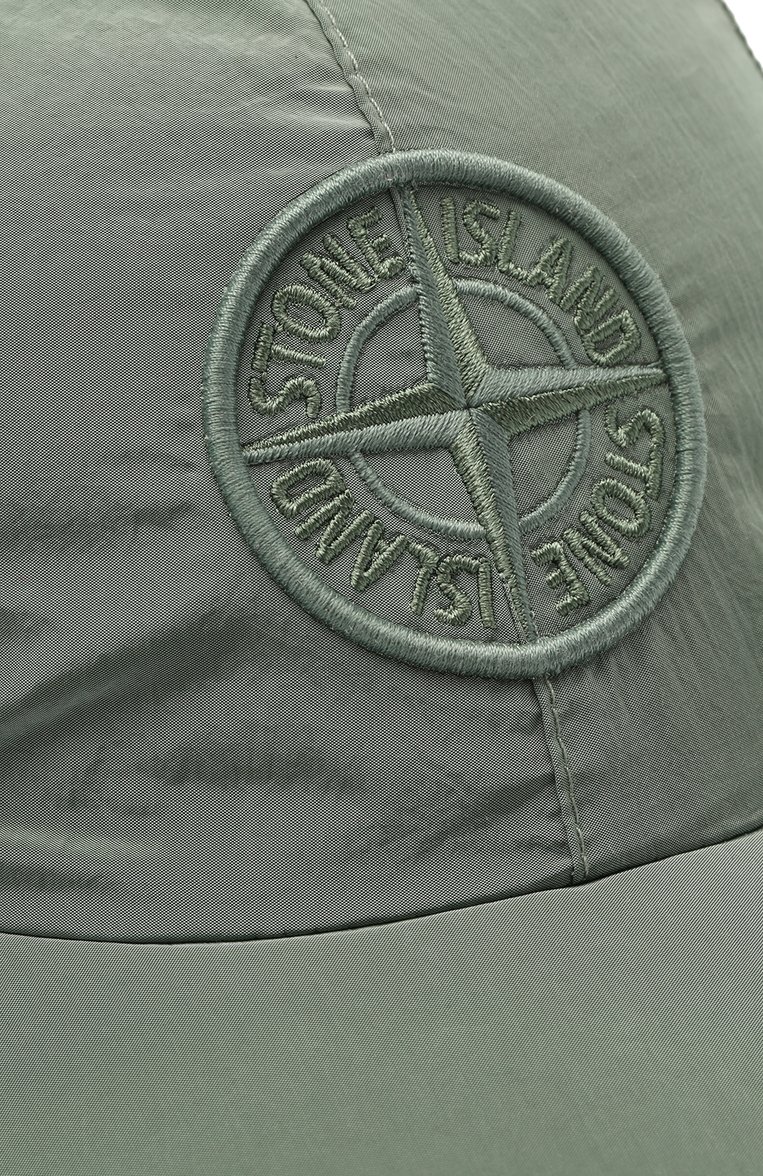 Мужская бейсболка STONE ISLAND светло-зеленого цвета, арт. 741599576 | Фото 3 (Материал: Синтетический материал, Текстиль; Нос: Не проставлено)