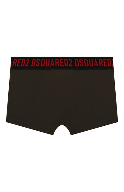 Комплект из двух пар боксеров DSQUARED2 хаки цвета по цене 5995 руб., арт. DQ1058-D008J, фото 3 Комплект из двух пар боксеров DSQUARED2, арт. DQ1058-D008J, фото 3