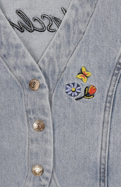 Джинсовый жилет MOSCHINO, арт. HDN000/L0E08/10-14, фото 3