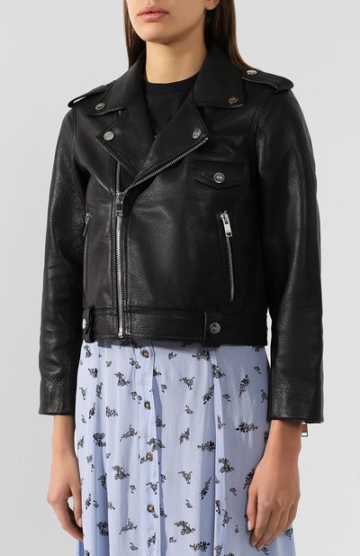 Кожаная куртка GANNI, арт. F4827, фото 3