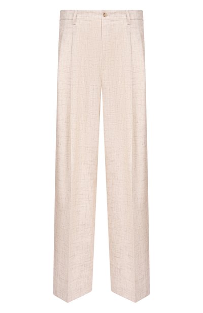 Мужские брюки из вискозы и льна DOLCE & GABBANA, арт. GP20WT/HUMWB