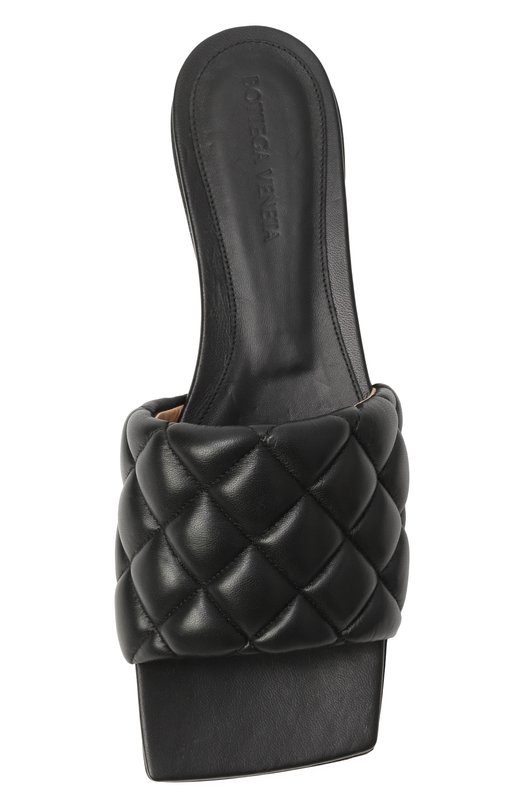 Кожаные шлепанцы Padded Bottega Veneta 627710/VBRR0 Чёрный  627710/VBRR0 Фото 6