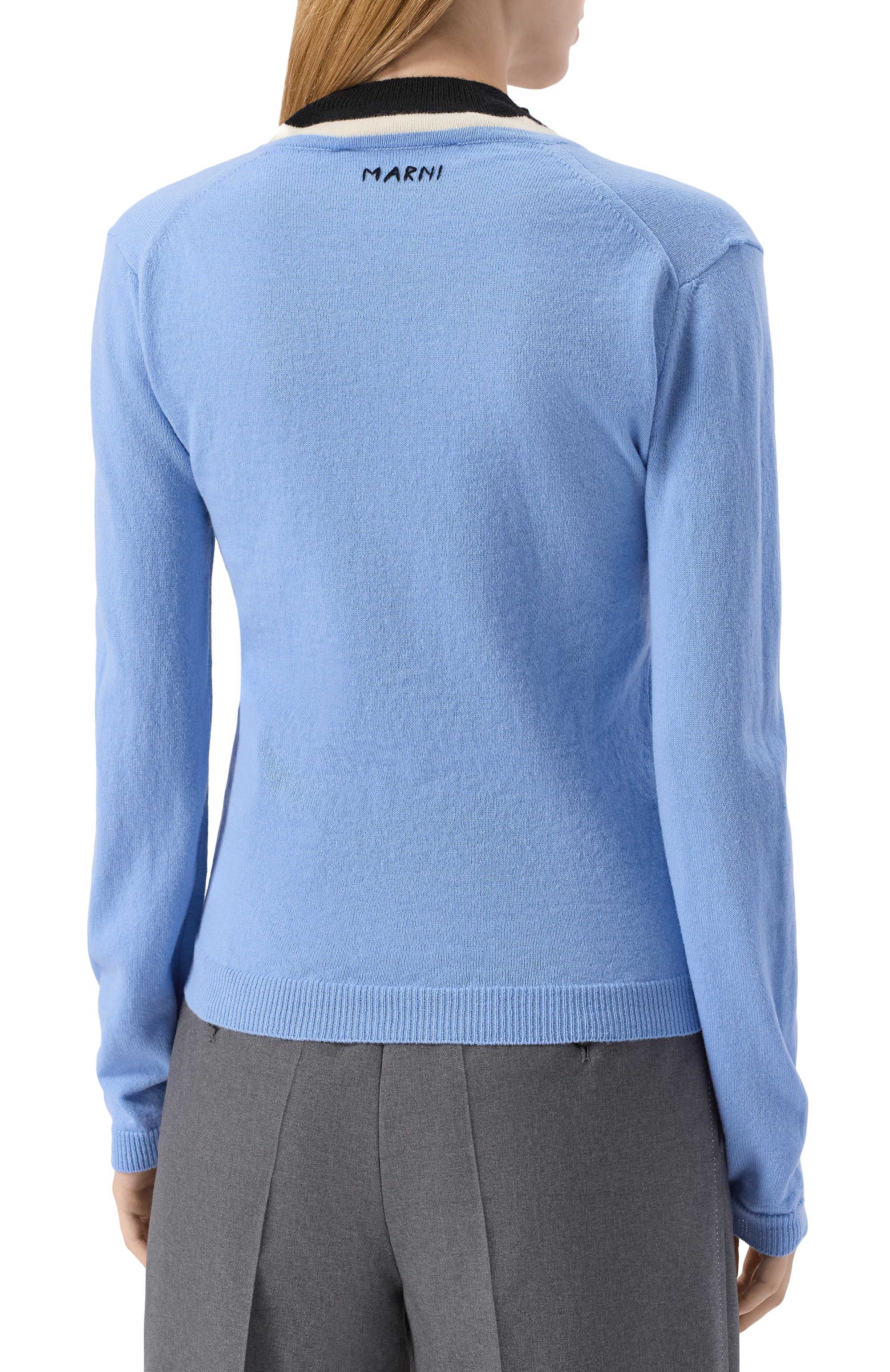 Шерстяной пуловер MARNI, арт. CVMD0153Q0/UFH551, фото 4