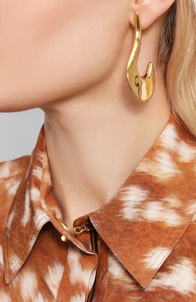 Серьги MARNI золотого цвета по цене 44450 руб., арт. 0RMV0138A0/M2000, фото 2 Серьги MARNI, арт. 0RMV0138A0/M2000, фото 2