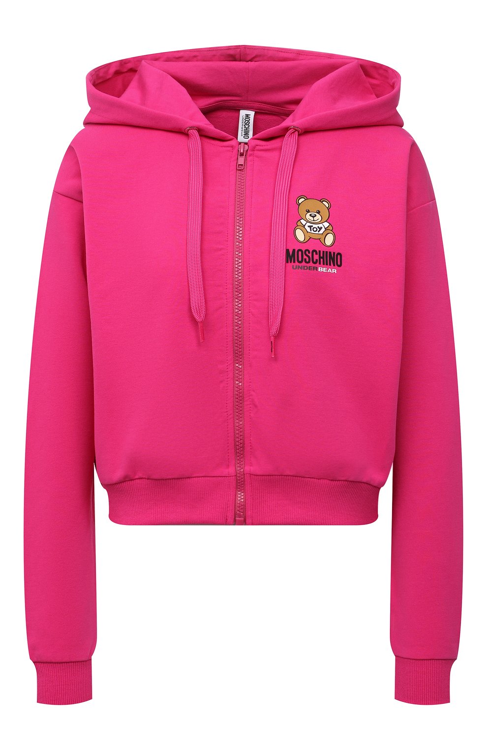 Хлопковый кардиган MOSCHINO фуксия цвета по цене 29250 руб., арт. A1728/9004, фото 1 Хлопковый кардиган MOSCHINO, арт. A1728/9004, фото 1