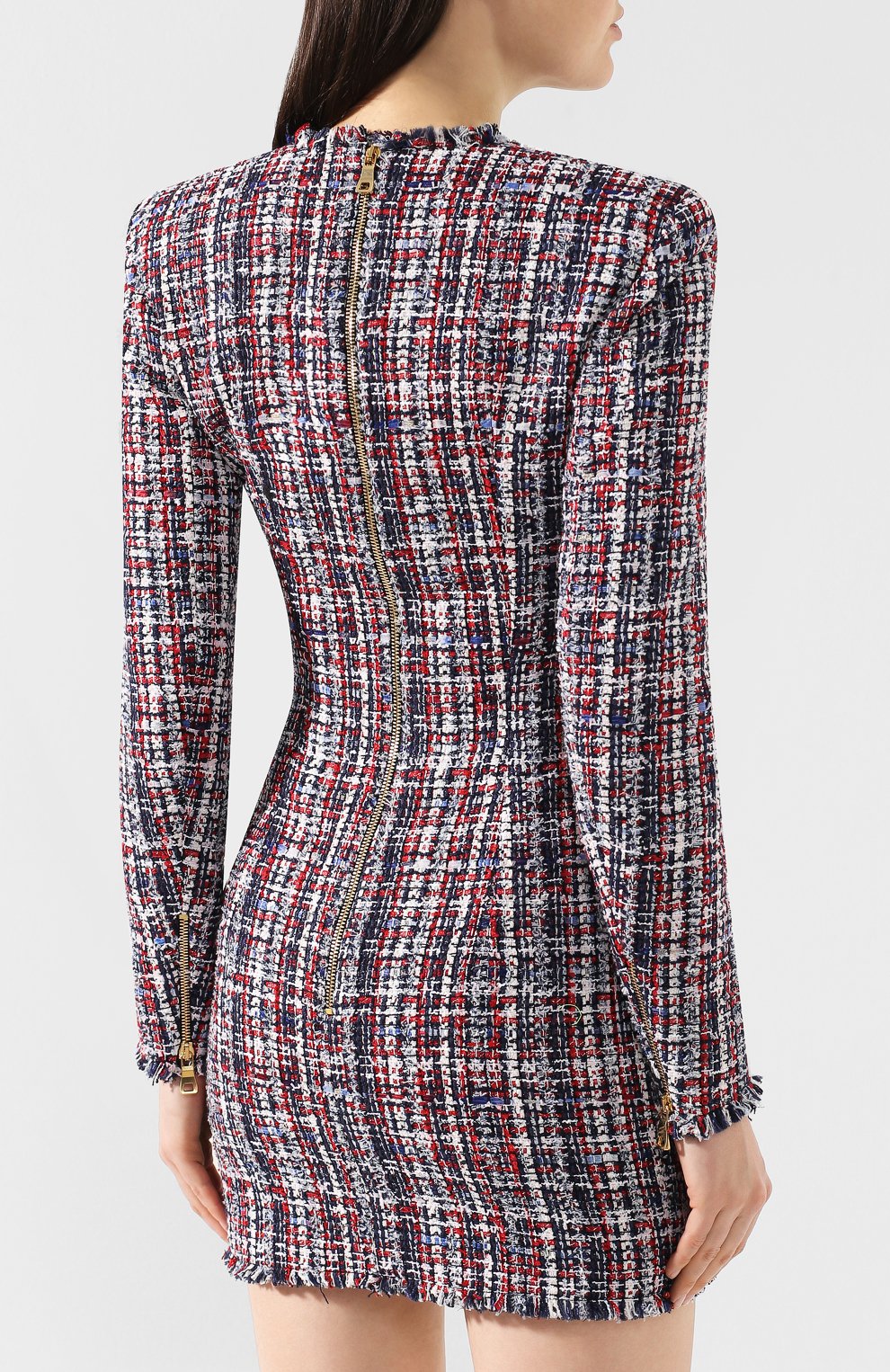 Буклированное платье BALMAIN, арт. RF26139/C049, фото 4