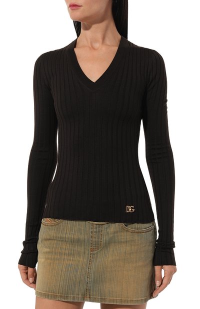 Шерстяной пуловер DOLCE & GABBANA, арт. FXM46T/JCVJ7, фото 3