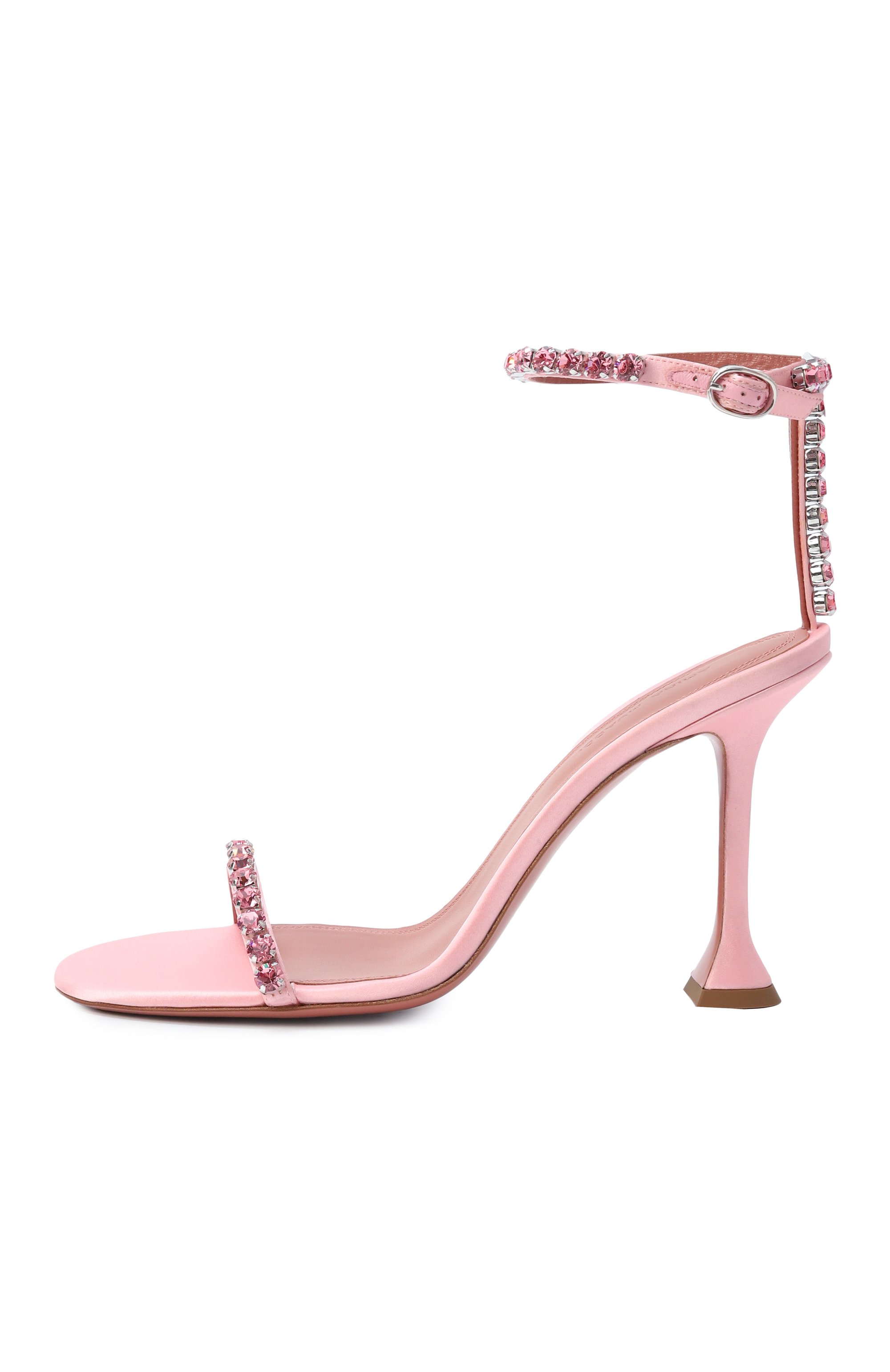 Текстильные босоножки gigi 95 AMINA MUADDI, арт. GIGI SANDAL 95/SATIN, фото 4