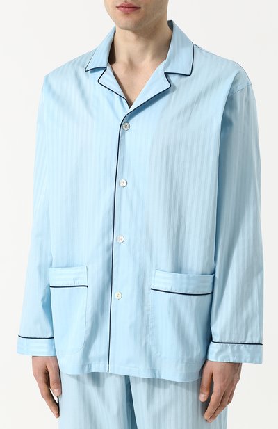 Хлопковая пижама в полоску ZIMMERLI, арт. 4699-75010, фото 2