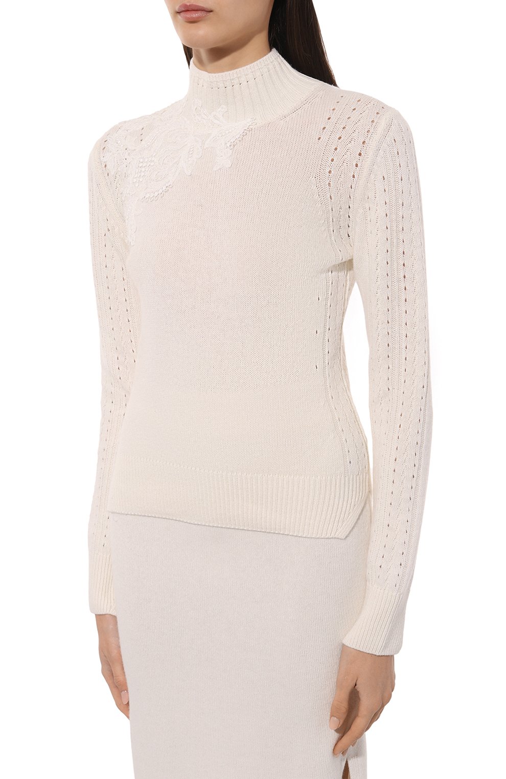 Свитер из вискозы и шерсти ERMANNO SCERVINO, арт. D434M515APDAN, фото 3