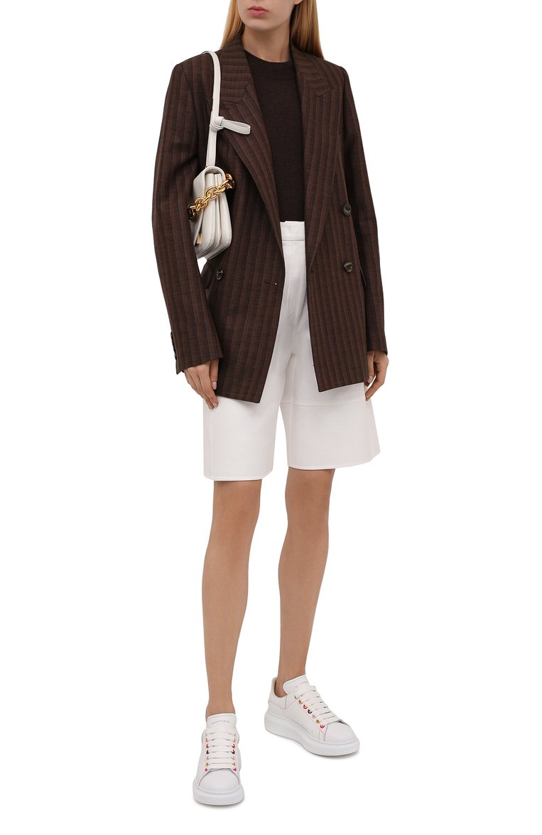 Кожаные кеды oversized ALEXANDER MCQUEEN, арт. 553770/WHZ4S, фото 1