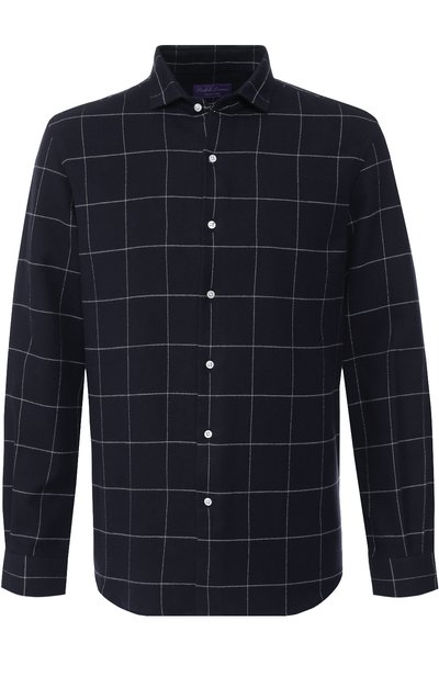 Хлопковая рубашка свободного кроя RALPH LAUREN, арт. 790720964, фото 1