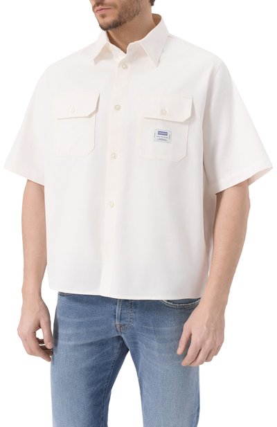 Хлопковая рубашка HUGO BLUE, арт. 50517871, фото 3